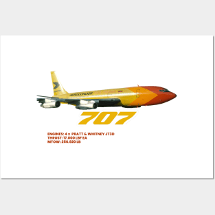 boeing 707 design Posters and Art